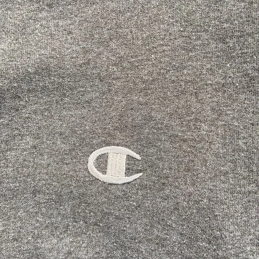 Champion Men's M Gray Eco Crewneck Sweatshirt Cotton Blend Classic Logo 52 48